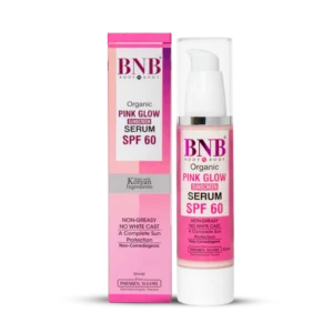 BNB Pink Glow SPF 60 Serum and Sunscreen